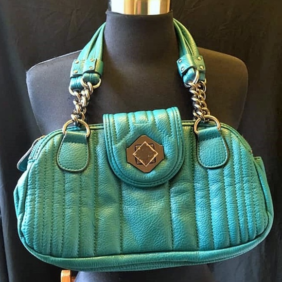 Jessica Simpson Handbags - 🌟HP🌟 Jessica Simpson Faux Leather/Gun Metal Satchel